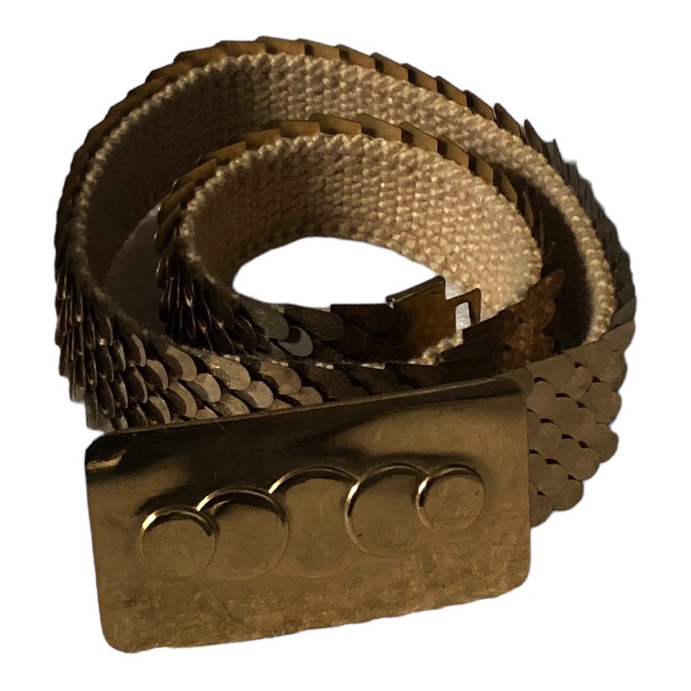 Vintage Gold Stretch Belt